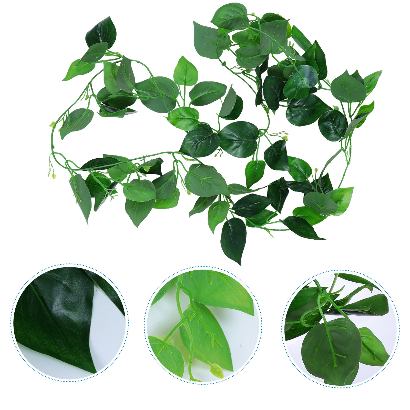 Aquarium Plant Vine - Daun Simulasi Tanaman Rambat Buatan untuk