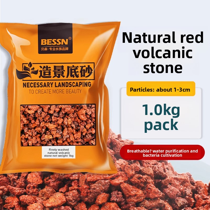 Aquarium Planted Sand - BESSN Substrat Akuarium Batu Vulkanik-Kikil Batu