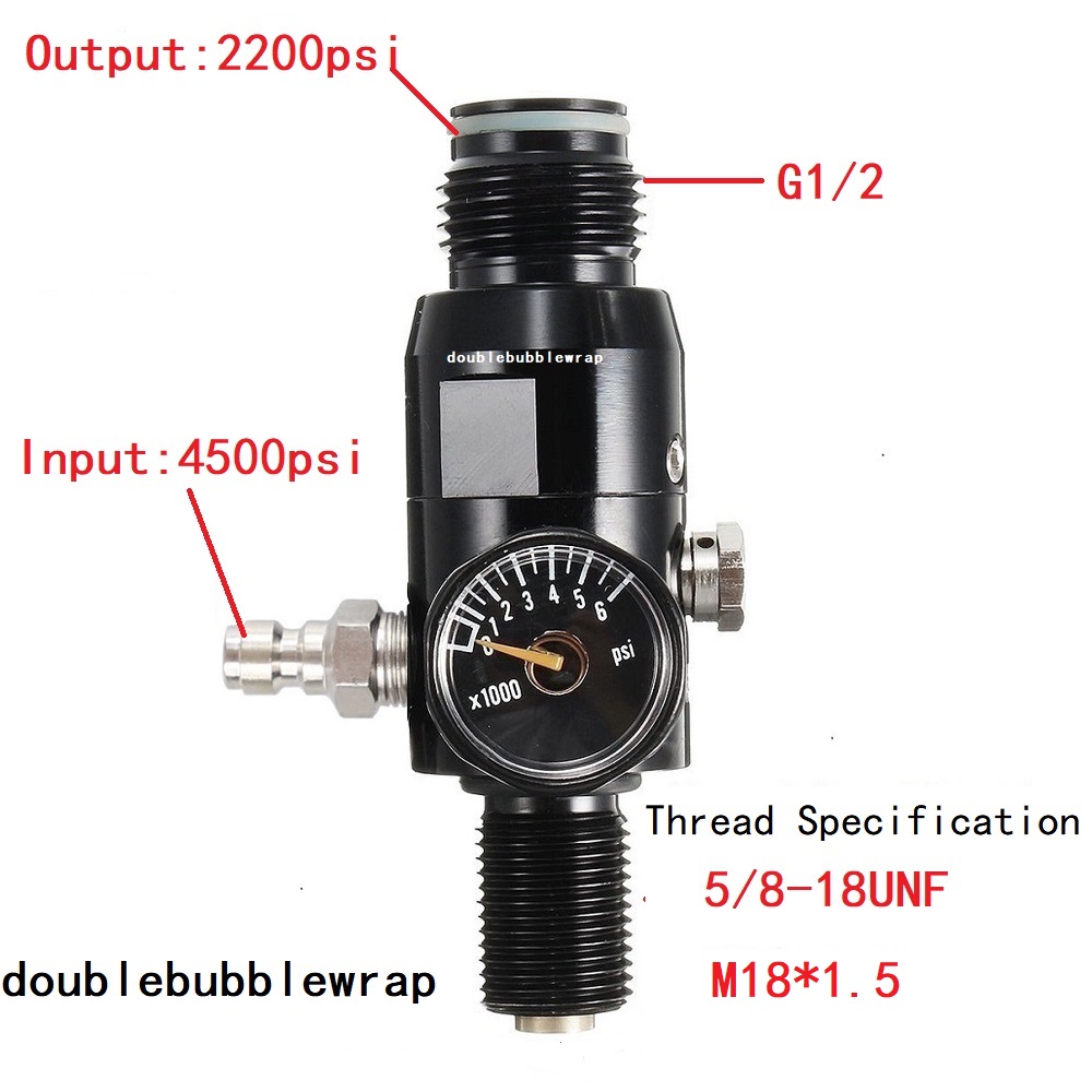 Planted Aquarium Co2 - Katup Regulator 5/8-18unf atau M18 *