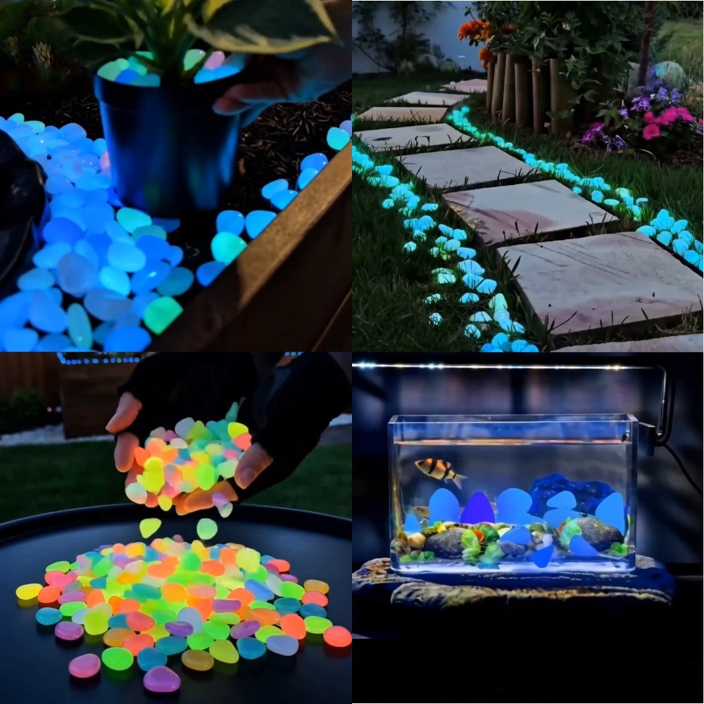 Batu Taman Bercahaya Warna-war - Aquarium Plant Original ulasan dan harga