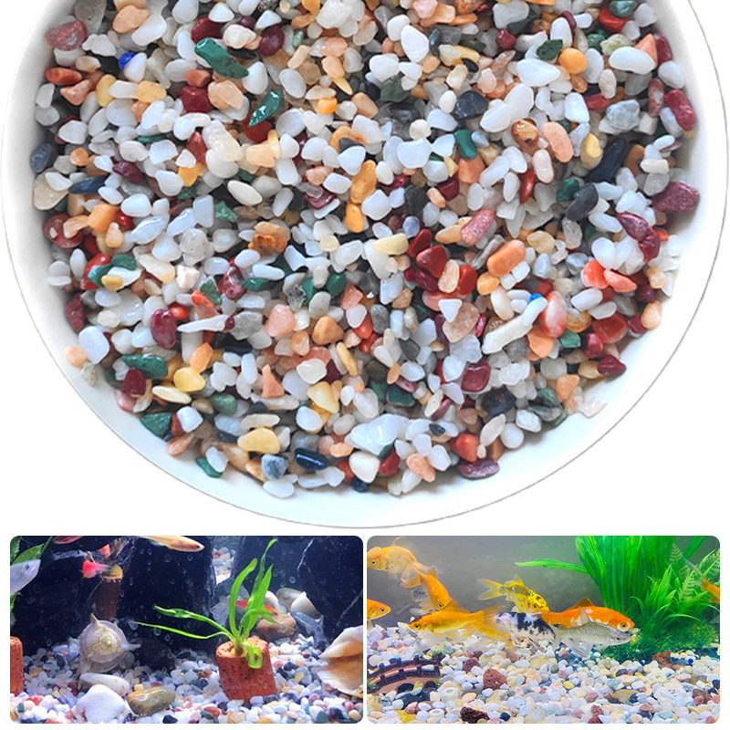 Batu Kerikil Alami 200 ~ 1000G - Aquarium Planted Sand ulasan dan harga