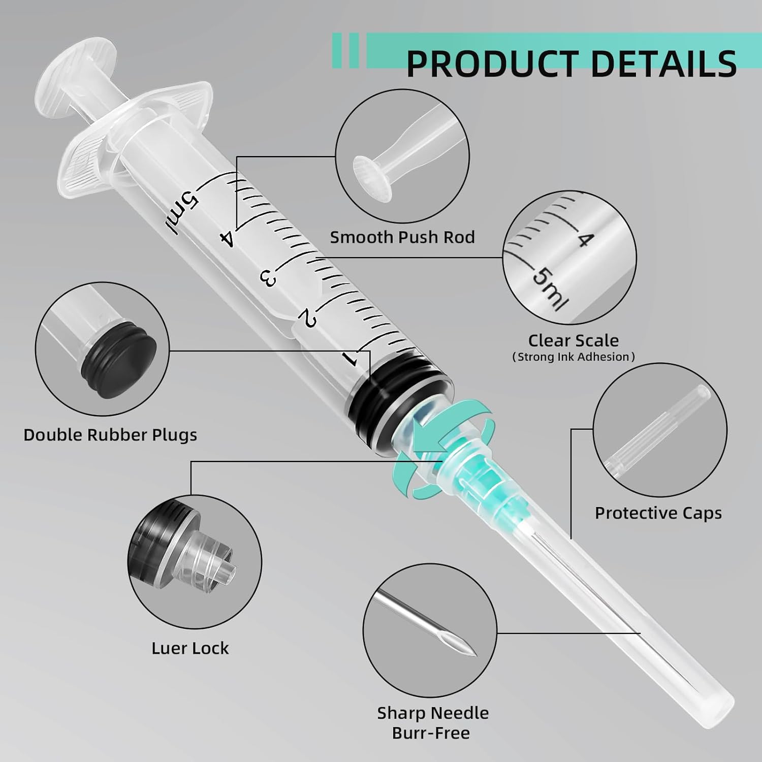 Suntik Luer Lock 5ml, Cocok un - Aquarium Plant Original ulasan dan harga