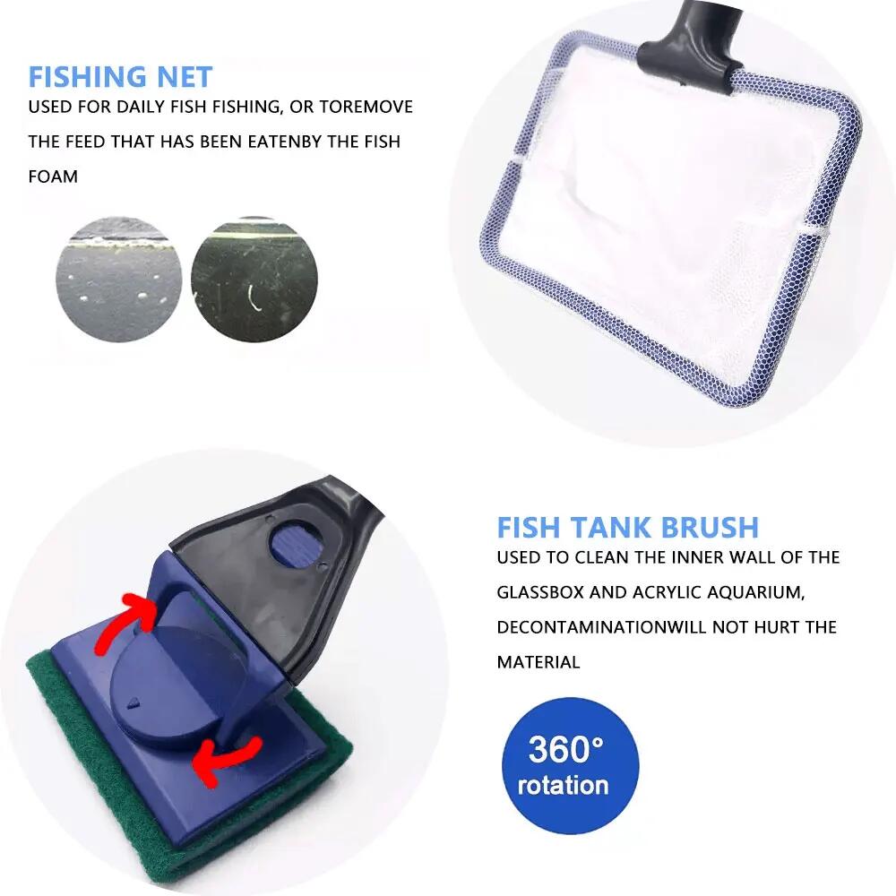 5in1 alat pembersih akuarium s - Planted Aquarium With Gravel ulasan dan harga