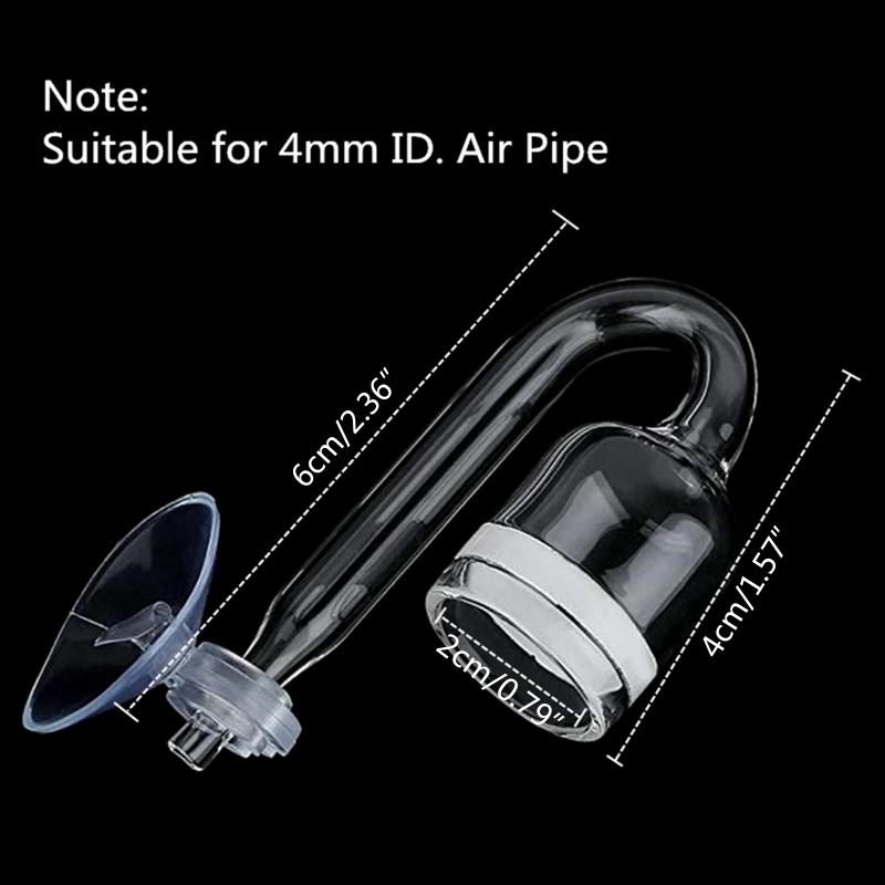 4 buah Set CO2 DIY Diffuser, u - Planted Aquarium Co2 ulasan dan harga